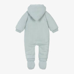 PAZ Rodríguez-Boys Green Knit Pramsuit Set | Childrensalon Outlet