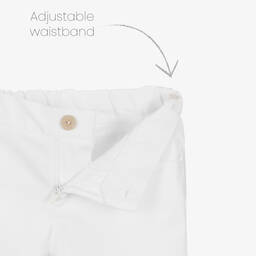 PAZ Rodríguez-طقم بنطلون قطن لون أخضر وأبيض للأولاد | Childrensalon Outlet