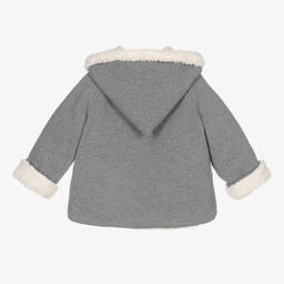 باز رودريغيز-جاكيت مبطن فليس لون رمادي للأولاد | Childrensalon Outlet