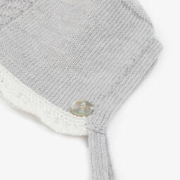 PAZ Rodríguez-Boys Grey Merino Wool Bonnet | Childrensalon Outlet