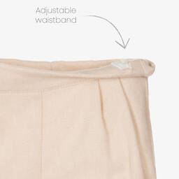 PAZ Rodríguez-Boys Ivory & Beige Cotton Shorts Set | Childrensalon Outlet