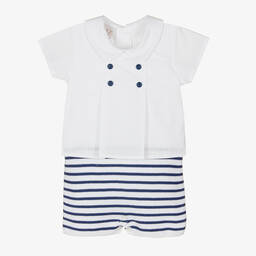 PAZ Rodríguez-Белый песочник в синюю полоску | Childrensalon Outlet