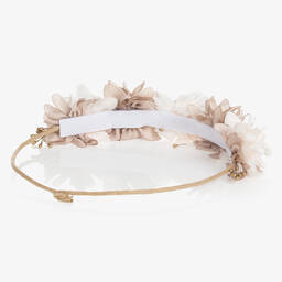 PAZ Rodríguez-Girls Beige Floral Garland | Childrensalon Outlet