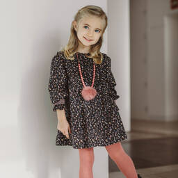 PAZ Rodríguez-Girls Black Floral Dress | Childrensalon Outlet