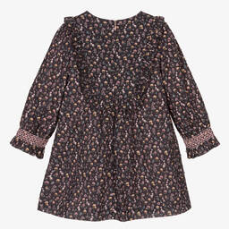 PAZ Rodríguez-Girls Black Floral Dress | Childrensalon Outlet