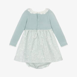 PAZ Rodríguez-Girls Chalk Green Wool Dress | Childrensalon Outlet
