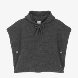 PAZ Rodríguez-Girls Charcoal Wool Blend Cape | Childrensalon Outlet
