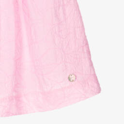 PAZ Rodríguez-Girls Cotton Leaf Embroidered Frock | Childrensalon Outlet