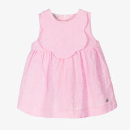 PAZ Rodríguez-Girls Cotton Leaf Embroidered Frock | Childrensalon Outlet