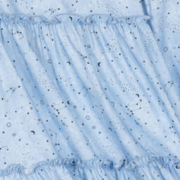 PAZ Rodríguez-فستان قطن لون أزرق | Childrensalon Outlet