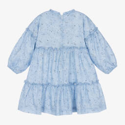PAZ Rodríguez-فستان قطن لون أزرق | Childrensalon Outlet