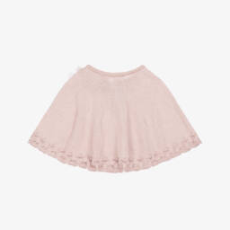 PAZ Rodríguez-Вязаный плед для девочек пыльно-розовый | Childrensalon Outlet