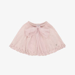 PAZ Rodríguez-Вязаный плед для девочек пыльно-розовый | Childrensalon Outlet