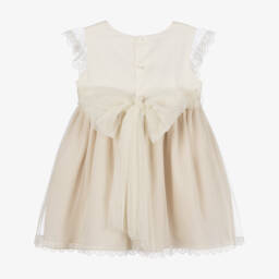 PAZ Rodríguez-Girls Elegant Ivory Ceremony Dress | Childrensalon Outlet