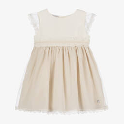 PAZ Rodríguez-Girls Elegant Ivory Ceremony Dress | Childrensalon Outlet