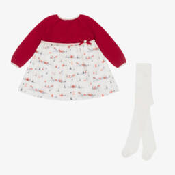 PAZ Rodríguez-Girls Festive Merino Wool Dress Set | Childrensalon Outlet