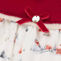 PAZ Rodríguez-Girls Festive Merino Wool Dress Set | Childrensalon Outlet