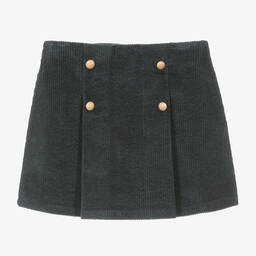 PAZ Rodríguez-Girls Green Corduroy Skirt | Childrensalon Outlet