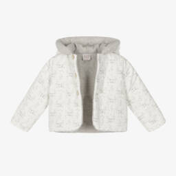 PAZ Rodríguez-Girls Grey Quilted Mouse Jacket | Childrensalon Outlet