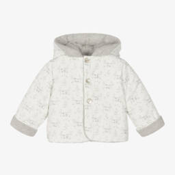PAZ Rodríguez-Girls Grey Quilted Mouse Jacket | Childrensalon Outlet