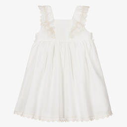PAZ Rodríguez-Girls Ivory & Beige Dress | Childrensalon Outlet