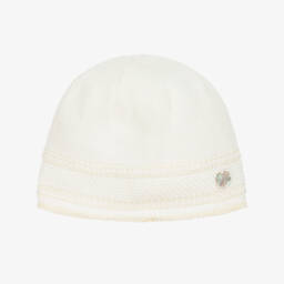 PAZ Rodríguez-قبعة ناعمة محبوكة باللون العاجي للبنات | Childrensalon Outlet