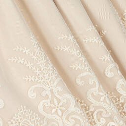 PAZ Rodríguez-Кремовое платье из тюля и кружева для девочек | Childrensalon Outlet