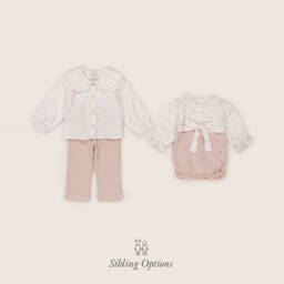 PAZ Rodríguez-Girls Meadow Cotton Trousers Ensemble | Childrensalon Outlet
