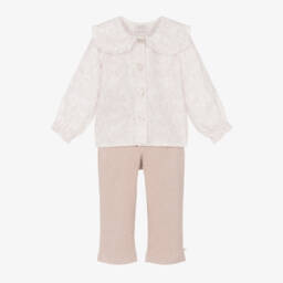 PAZ Rodríguez-Girls Meadow Cotton Trousers Ensemble | Childrensalon Outlet