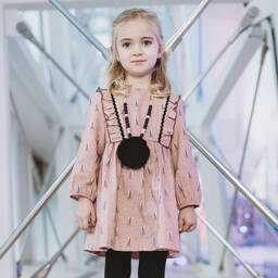 PAZ Rodríguez-Girls Pink Cotton Dress | Childrensalon Outlet