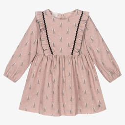PAZ Rodríguez-Girls Pink Cotton Dress | Childrensalon Outlet