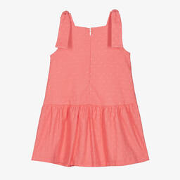 PAZ Rodríguez-Girls Pink Embroidered Cotton Dress | Childrensalon Outlet
