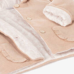 PAZ Rodríguez-Girls Pink Hooded Pram Jacket | Childrensalon Outlet