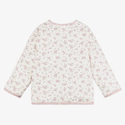 PAZ Rodríguez-Girls Pink & Ivory Floral Coat | Childrensalon Outlet