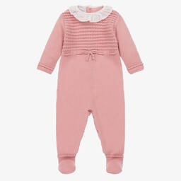 PAZ Rodríguez-Розовый комбинезон из мериносовой шерсти | Childrensalon Outlet