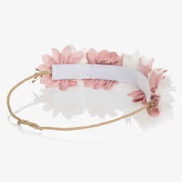 PAZ Rodríguez-Girls Pink & White Floral Garland | Childrensalon Outlet