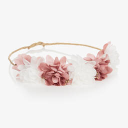 PAZ Rodríguez-Girls Pink & White Floral Garland | Childrensalon Outlet