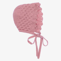 PAZ Rodríguez-Girls Pink Wool Knit Hat | Childrensalon Outlet