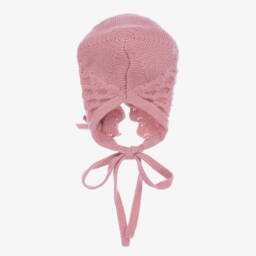 PAZ Rodríguez-Girls Pink Wool Knit Hat | Childrensalon Outlet