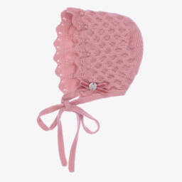 PAZ Rodríguez-Girls Pink Wool Knit Hat | Childrensalon Outlet