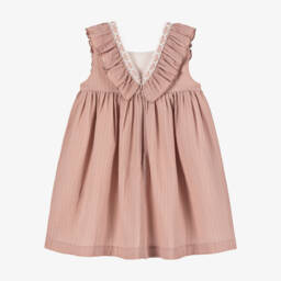 PAZ Rodríguez-Girls Soft Pink Ruffled Voile Dress | Childrensalon Outlet
