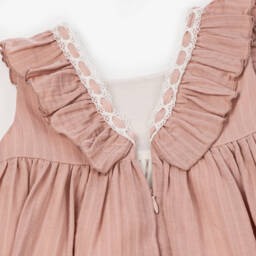 PAZ Rodríguez-Girls Soft Pink Ruffled Voile Dress | Childrensalon Outlet