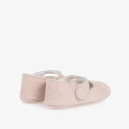 PAZ Rodríguez-Girls Soft Pink Suede Pre-Walkers | Childrensalon Outlet