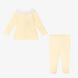 PAZ Rodríguez-Girls Sunny Knit Cotton Ensemble | Childrensalon Outlet