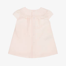 PAZ Rodríguez-Girls Textured Pink Cotton Ensemble | Childrensalon Outlet