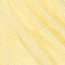 PAZ Rodríguez-Girls Yellow Floral Tulle Dress | Childrensalon Outlet