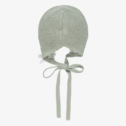 PAZ Rodríguez-Зеленый трикотажный чепчик | Childrensalon Outlet