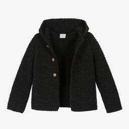 PAZ Rodríguez-Серая шерстяная куртка с капюшоном | Childrensalon Outlet