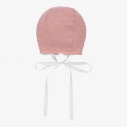 PAZ Rodríguez-Розовый капор со сборками для малышей | Childrensalon Outlet