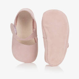 باز رودريغيز-حذاء شامواه لون زهري لمرحلة قبل المشي | Childrensalon Outlet